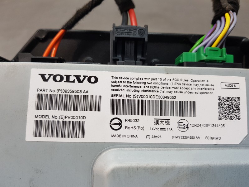 Recambio de amplificador de audio para volvo xc60 hybrid referencia OEM IAM 32359503  