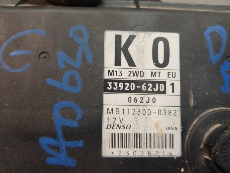 Recambio de centralita motor uce para suzuki swift berlina (mz) gls referencia OEM IAM 3392062J0 MB1123000382 