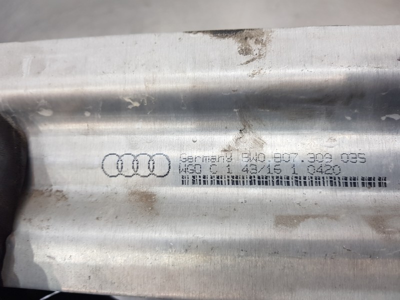 Recambio de refuerzo paragolpes trasero para audi a4 (b9) quattro referencia OEM IAM 8W0807309F  8W0807309