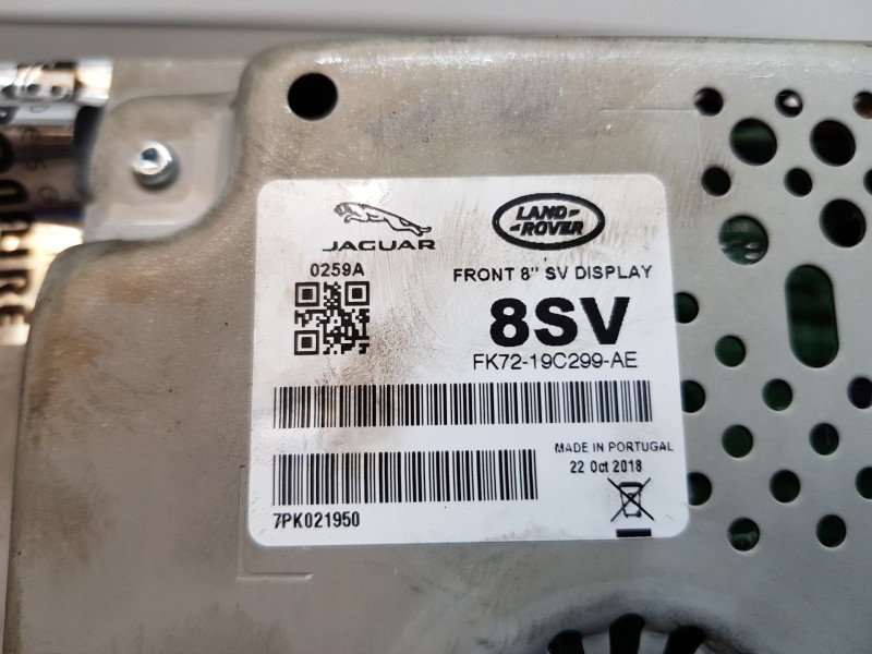 Recambio de pantalla multifuncion para land rover evoque dynamic referencia OEM IAM FK7219C299AE  