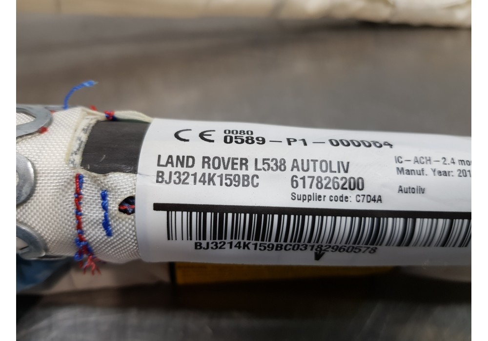 Recambio de airbag cortina delantero derecho para land rover evoque dynamic referencia OEM IAM LR026028 BJ3214K159BC 