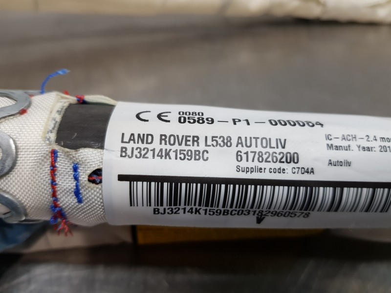 Recambio de airbag cortina delantero derecho para land rover evoque dynamic referencia OEM IAM LR026028 BJ3214K159BC 