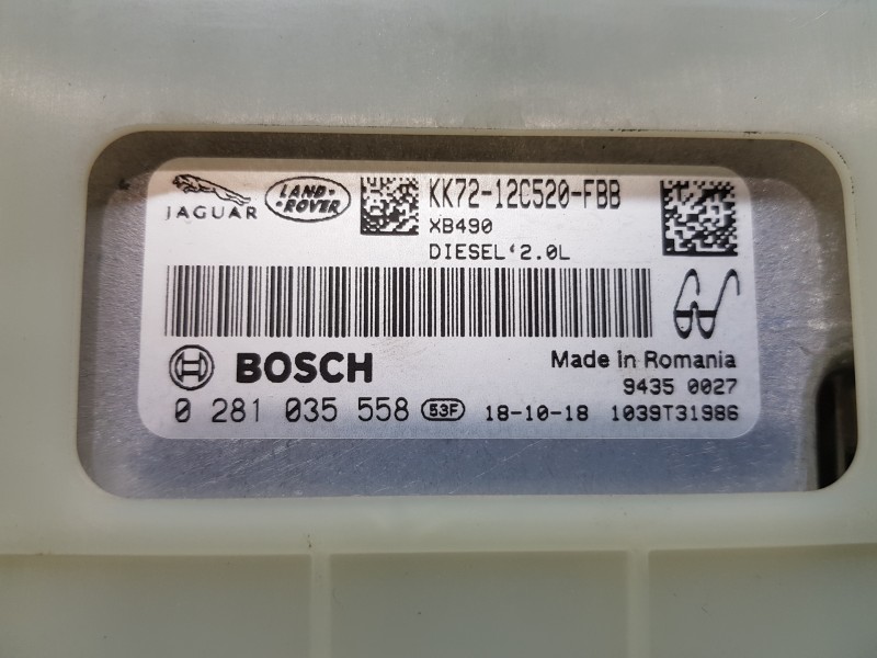 Recambio de centralita motor uce para land rover evoque dynamic referencia OEM IAM KK7212C520FBB 0281035558 