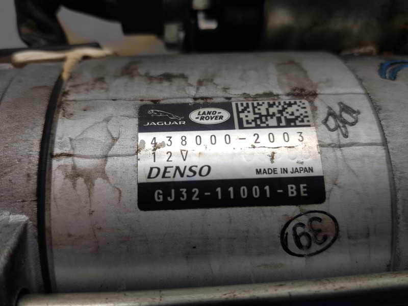 Recambio de motor arranque para land rover evoque dynamic referencia OEM IAM LR084460 GJ3211001BE 4380002003