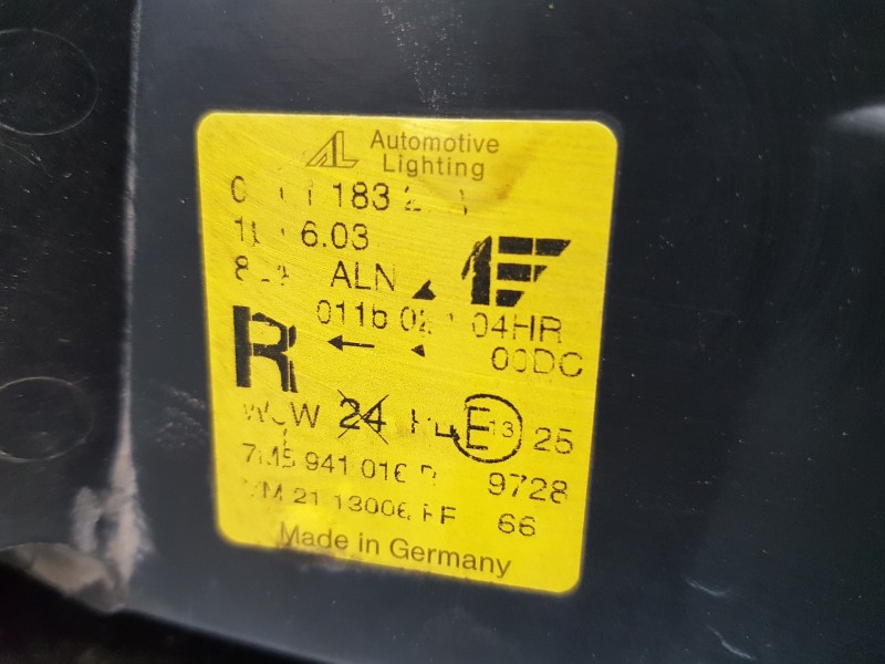 Recambio de faro derecho para ford galaxy (vy) ghia referencia OEM IAM 1203001 1307329068 1M2113100CA