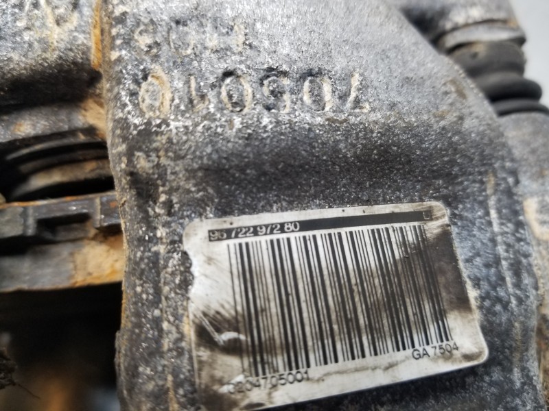 Recambio de pinza freno delantera derecha para peugeot partner standard 600kg referencia OEM IAM 1610428280 9672297280 