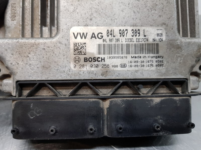 Recambio de centralita motor uce para audi a4 (b9) quattro referencia OEM IAM 04L907309L 0281030258 