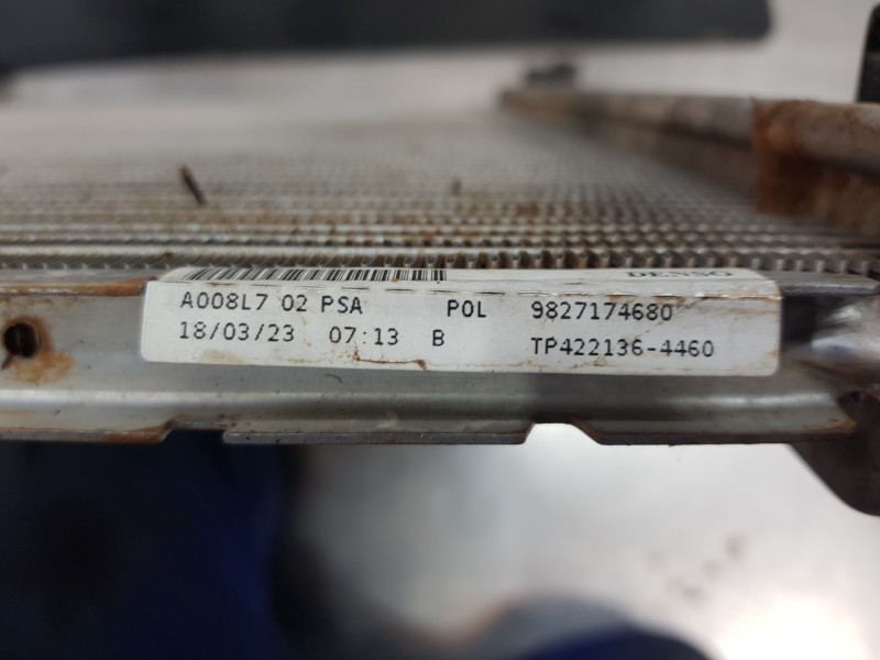 Recambio de radiador agua para opel mokka gs line referencia OEM IAM 9827174680  