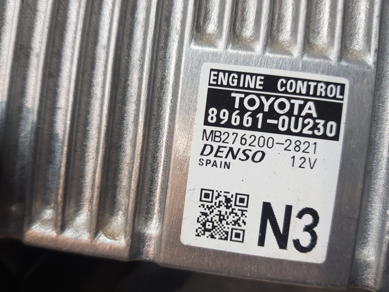 Recambio de centralita motor uce para toyota yaris hybrid referencia OEM IAM 896610U230 MB2762002821 