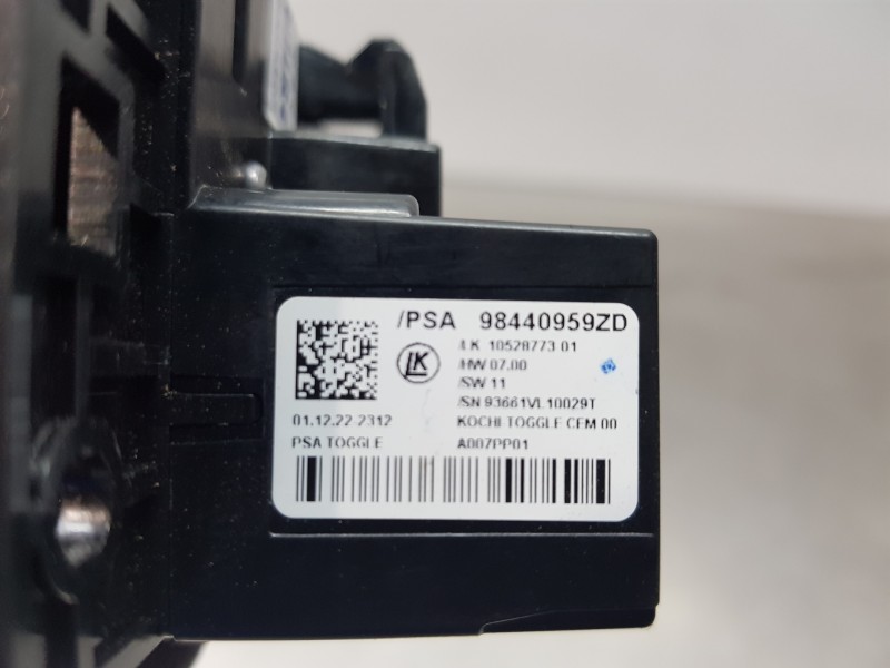 Recambio de palanca cambio para opel mokka gs line referencia OEM IAM 98440959ZD  