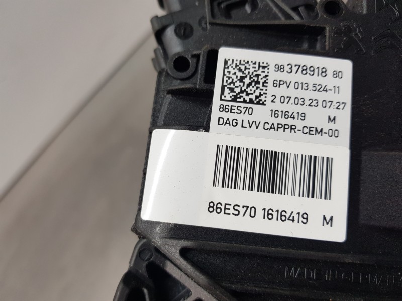 Recambio de potenciometro pedal para opel mokka gs line referencia OEM IAM 9837891880  