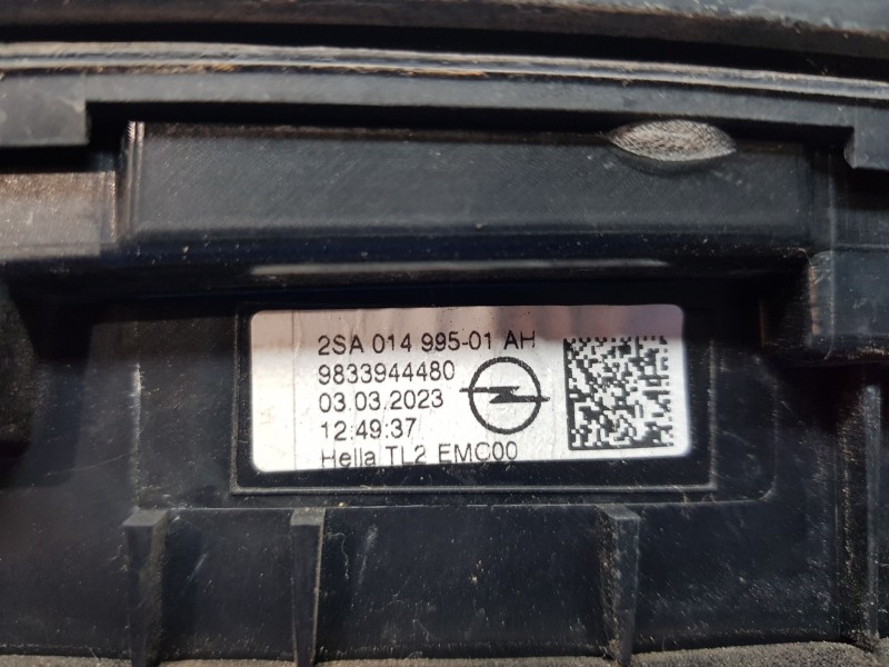 Recambio de piloto trasero izquierdo interior para opel mokka gs line referencia OEM IAM 9833944480  