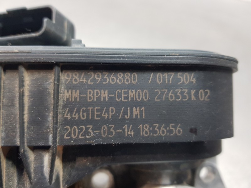 Recambio de caja mariposa para opel mokka gs line referencia OEM IAM 9842936880  