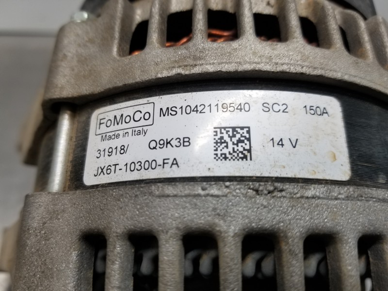 Recambio de alternador para ford focus active referencia OEM IAM 2198947 MS1042119540 JX6T10300FA