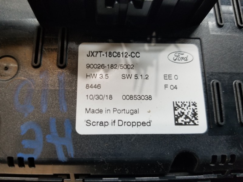 Recambio de mando climatizador para ford focus active referencia OEM IAM 2232665 JX7T18C612CC 