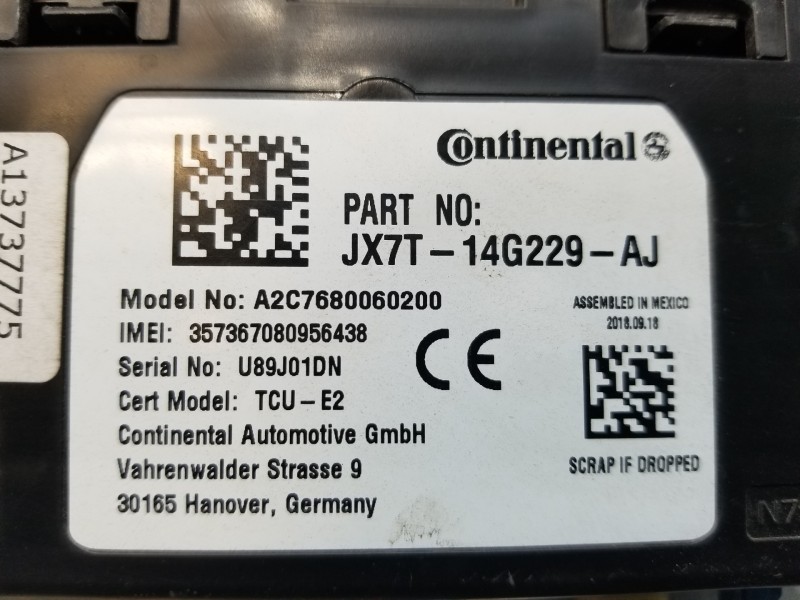 Recambio de modulo confort para ford focus active referencia OEM IAM JX7T14G229AJ A2C7680060200 