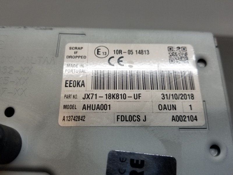 Recambio de sistema audio / radio cd para ford focus active referencia OEM IAM JX7118K810UF  
