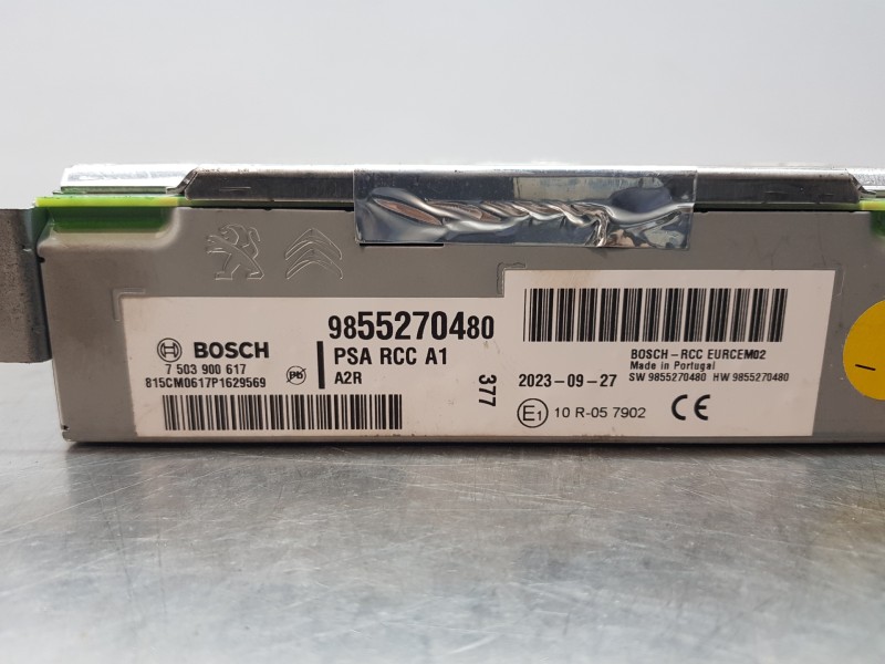 Recambio de sistema audio / radio cd para peugeot partner standard 600kg referencia OEM IAM 9855270480 7503900617 