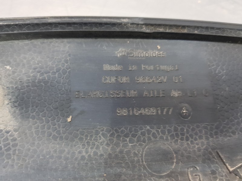 Recambio de aletin trasero izquierdo para peugeot rifter active pack referencia OEM IAM 98164691XT 9816469177 
