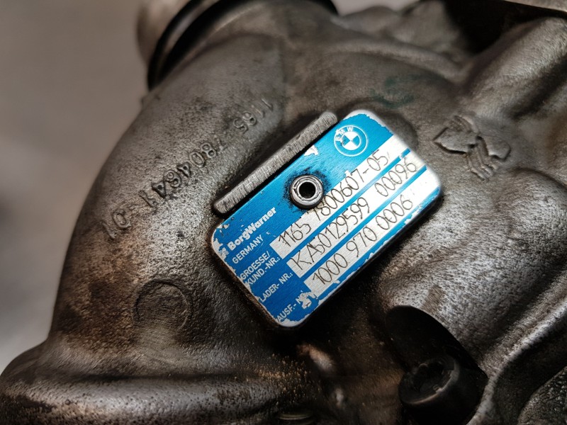 Recambio de turbocompresor para bmw serie 1 coupe (e82) 123d referencia OEM IAM 11657800607 11657804637 