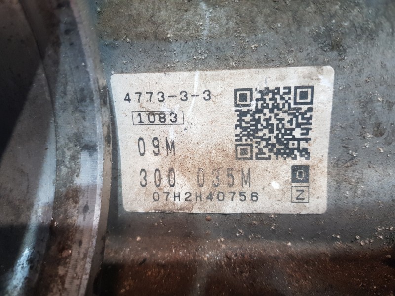 Recambio de caja cambios para volkswagen tiguan (5n1) advance referencia OEM IAM JBG 9M300036G 