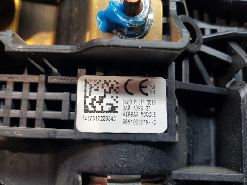 Recambio de airbag delantero izquierdo para renault megane iii berlina 5 p authentique referencia OEM IAM 985100007R  