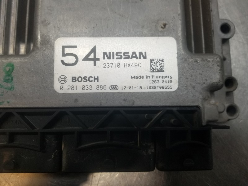 Recambio de centralita motor uce para nissan qashqai (j11) tekna referencia OEM IAM 23710HX49C 0281033886 