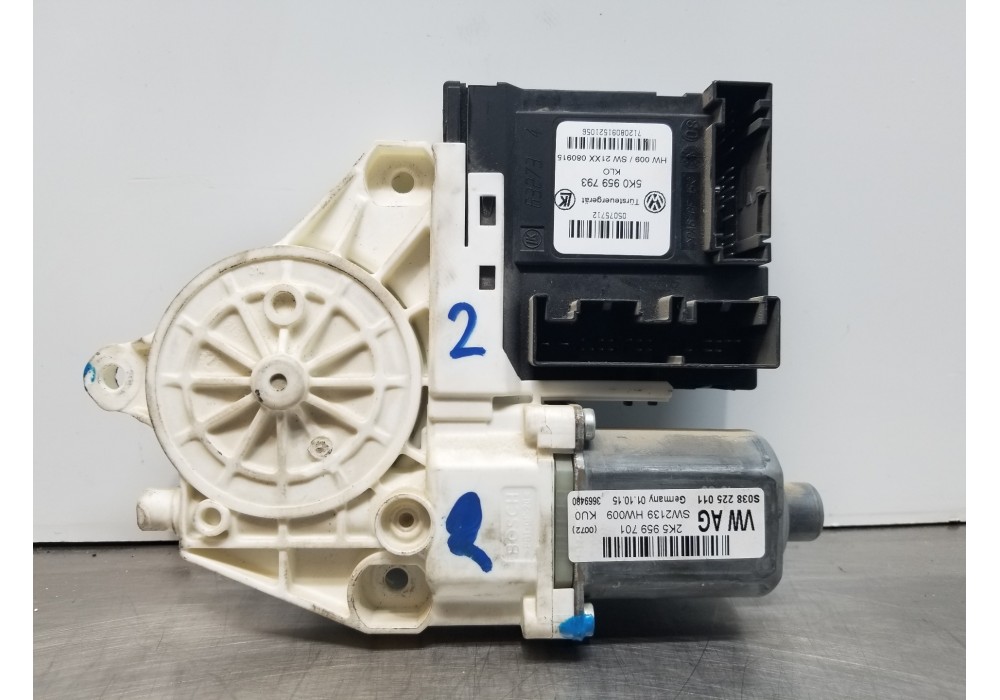 Recambio de motor elevalunas delantero izquierdo para volkswagen caddy furgón/kombi furgón bluemotion referencia OEM IAM 2K58374