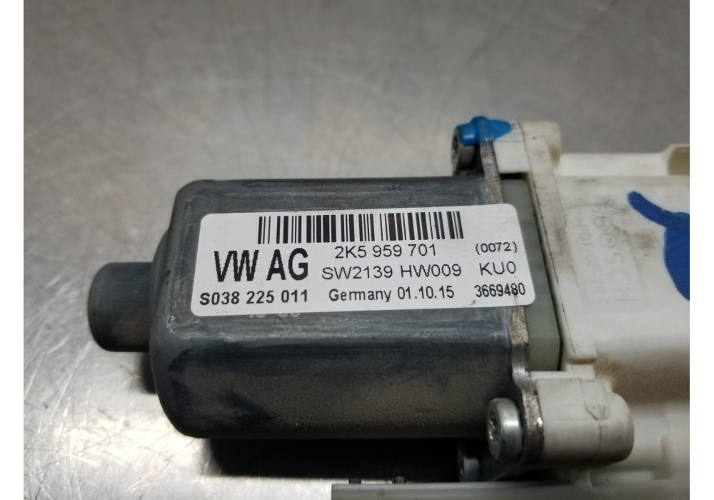 Recambio de motor elevalunas delantero izquierdo para volkswagen caddy furgón/kombi furgón bluemotion referencia OEM IAM 2K58374 Recambio de motor elevalunas delantero izquierdo para volkswagen caddy furgón/kombi furgón bluemotion referencia OEM IAM 2K58374