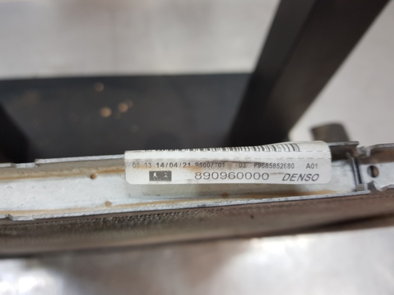 Recambio de radiador agua para opel crossland x selective referencia OEM IAM 9685852680 890960000 