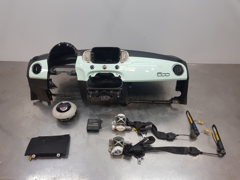 Recambio de kit airbag para fiat 500 sport referencia OEM IAM 735640004  