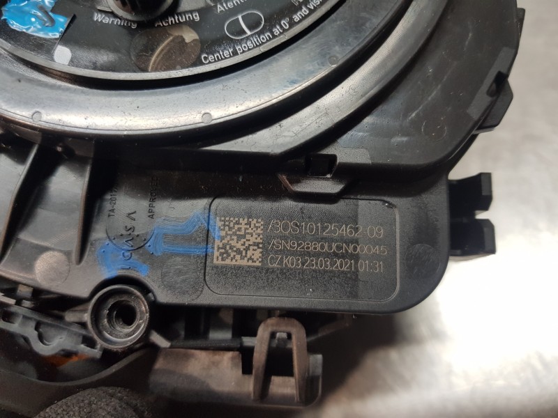 Recambio de anillo airbag para opel crossland x selective referencia OEM IAM 98118587YX  