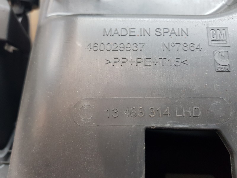 Recambio de guantera para opel crossland x selective referencia OEM IAM 39149431 13463314 