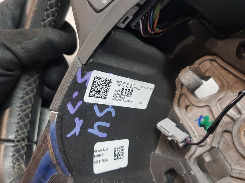 Recambio de volante para opel crossland x selective referencia OEM IAM 39238138  