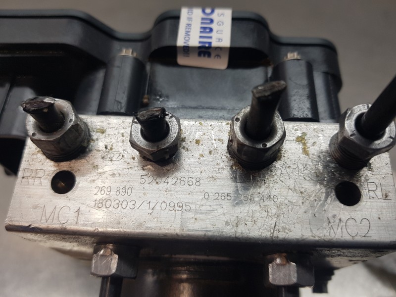 Recambio de abs para fiat 500 sport referencia OEM IAM 52042668 0265255440 