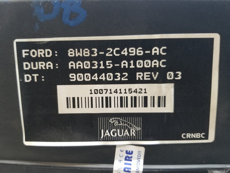 Recambio de modulo electronico para jaguar xf luxury referencia OEM IAM 8W832C496AC C2P12846 C2D19843