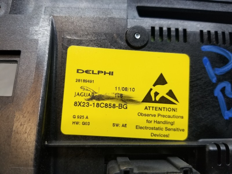 Recambio de mando climatizador para jaguar xf luxury referencia OEM IAM C2Z12822 8X2318C858BG 