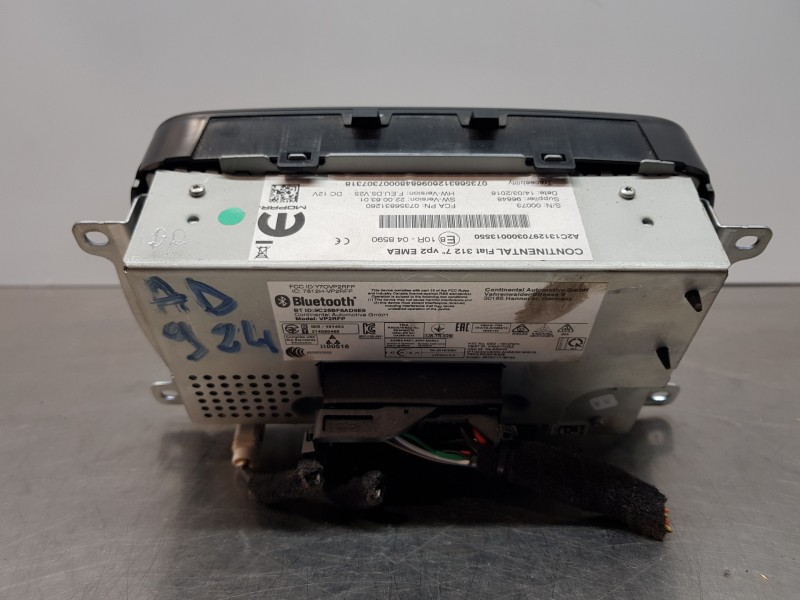 Recambio de pantalla multifuncion para fiat 500 sport referencia OEM IAM 735683126 07356831260 