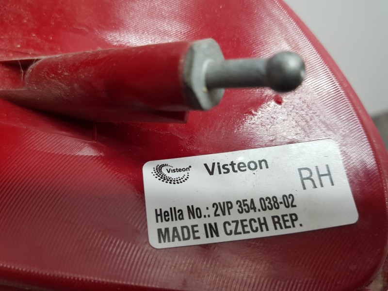 Recambio de piloto trasero derecho para peugeot 207 confort referencia OEM IAM 6351Y7  