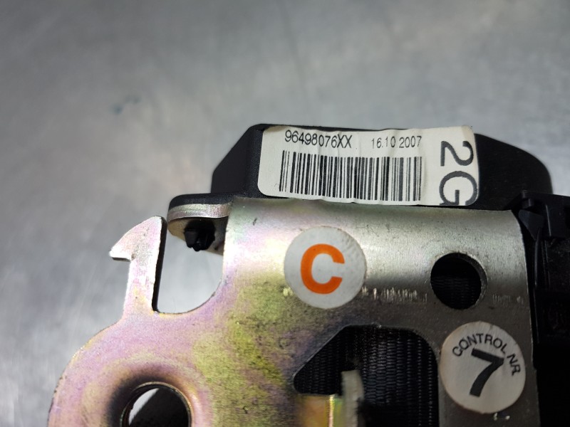 Recambio de cinturon seguridad trasero izquierdo para peugeot 207 confort referencia OEM IAM 8975Z7 96498076XX 