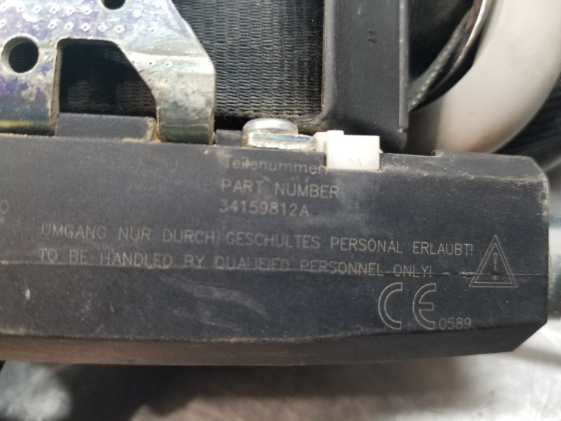 Recambio de cinturon seguridad delantero izquierdo para volkswagen caddy ocio furgón referencia OEM IAM 2K5857805BRYV 2K5857805B