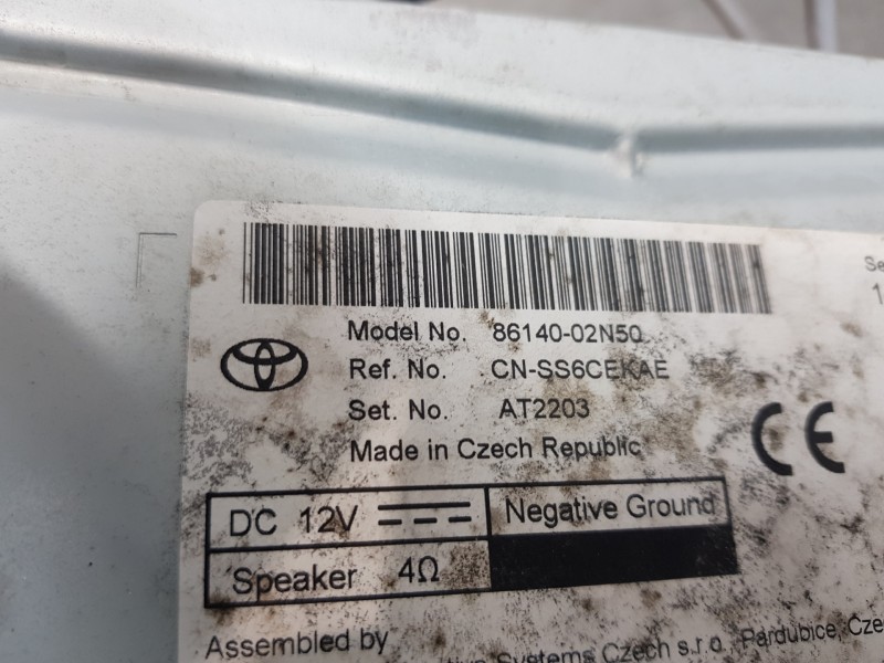 Recambio de pantalla multifuncion para toyota corolla (e21) hev referencia OEM IAM 8614002N50  