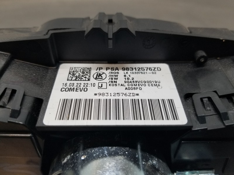 Recambio de mando multifuncion para citroen c3 aircross bluehdi referencia OEM IAM 98312576ZD  