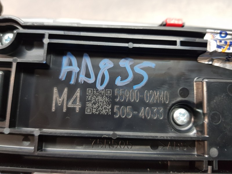 Recambio de mando climatizador para toyota corolla (e21) hev referencia OEM IAM 5590002M40  