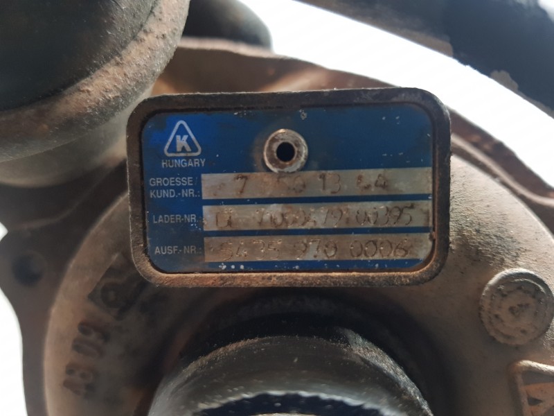 Recambio de turbocompresor para opel corsa c enjoy referencia OEM IAM 54359700006  