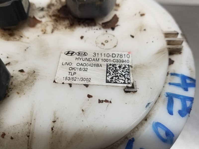 Recambio de aforador para hyundai tucson klass referencia OEM IAM 31110D7810  