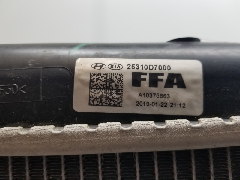 Recambio de radiador agua para hyundai tucson klass referencia OEM IAM 25310D7000  