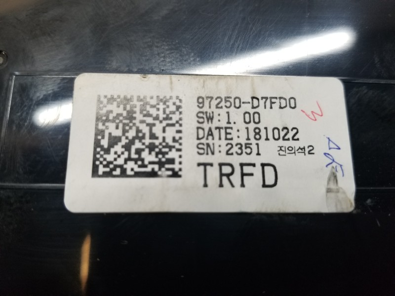 Recambio de mando climatizador para hyundai tucson klass referencia OEM IAM 97250D7FD0TRY 97250D7FD0 