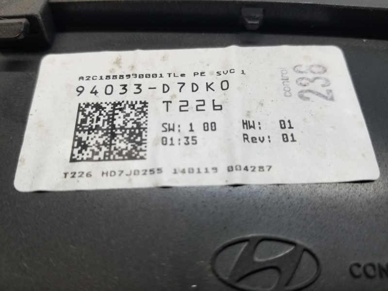 Recambio de cuadro instrumentos para hyundai tucson klass referencia OEM IAM 94033D7DK0  