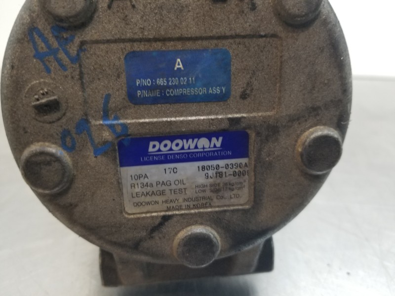 Recambio de compresor aire acondicionado para ssangyong rodius premium referencia OEM IAM 6652300211 180500390A 
